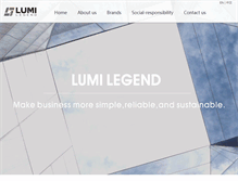 Tablet Screenshot of lumilegend.com